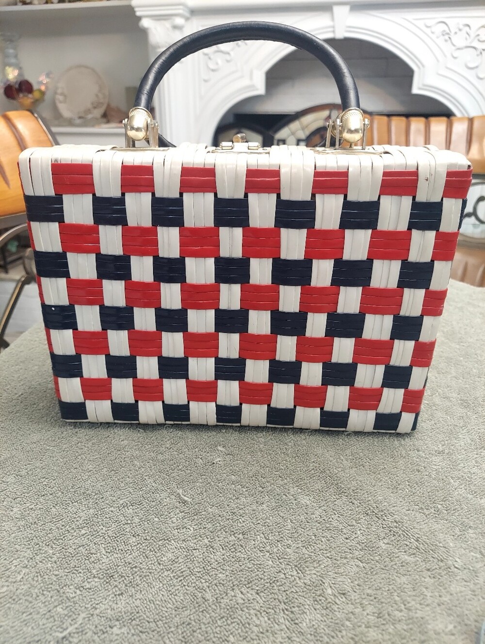 Vintage Patriotoric Box Bag